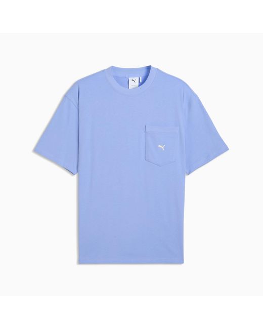 PUMA Blue Select Essentials Pocket T-Shirt for men