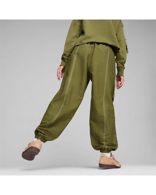 Pantaloni cargo x X-GIRL per di PUMA in Green