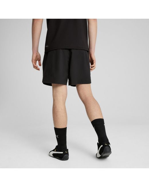 PUMA Black Tech Relaxed Shorts 6" for men