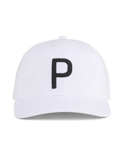 PUMA Heritage P Tech Golf Cap in White für Herren