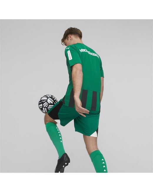 PUMA Borussia Mönchengladbach 23/24 Auswärtstrikot in Green für Herren