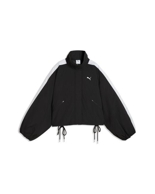 PUMA Black T7 Primaloft Padded Kimono Jacket