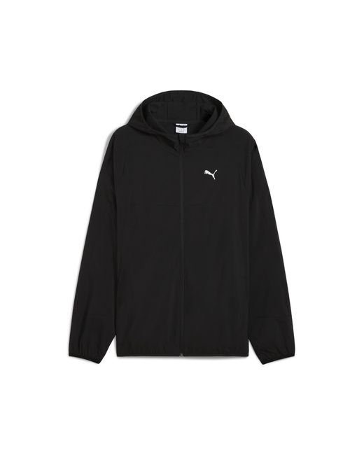 PUMA Black Tad Tech Woven Full Zip Jacket for men