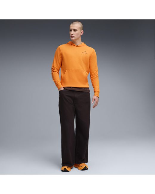 PUMA Orange Mclaren Racing Essentials Hoodie for men