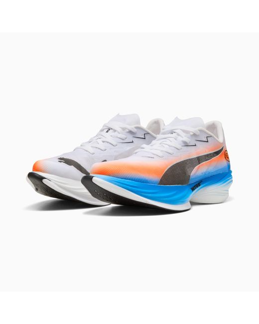 PUMA Blue Fast-R Nitroâ Elite 3 Ekiden Road Running Shoes