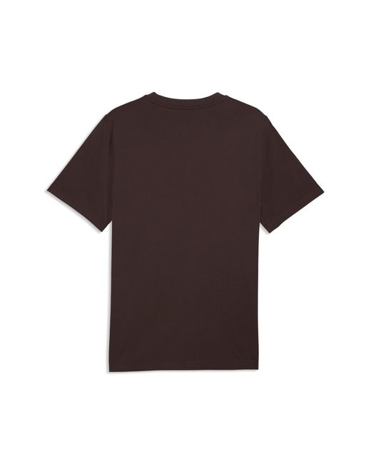 PUMA Brown Essentials Small No.1 Logo T-Shirt for men