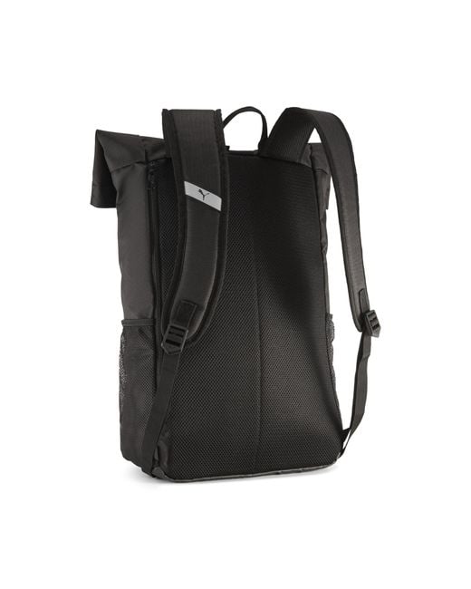 Sac À Dos Avec Rabat Supérieur Roulé Tech (26 L) PUMA en coloris Black