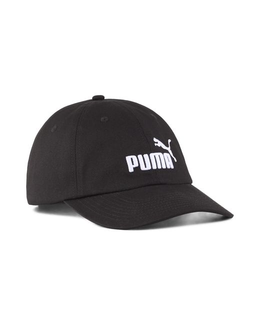 PUMA Black Ess No.1 Logo Baseball Cap