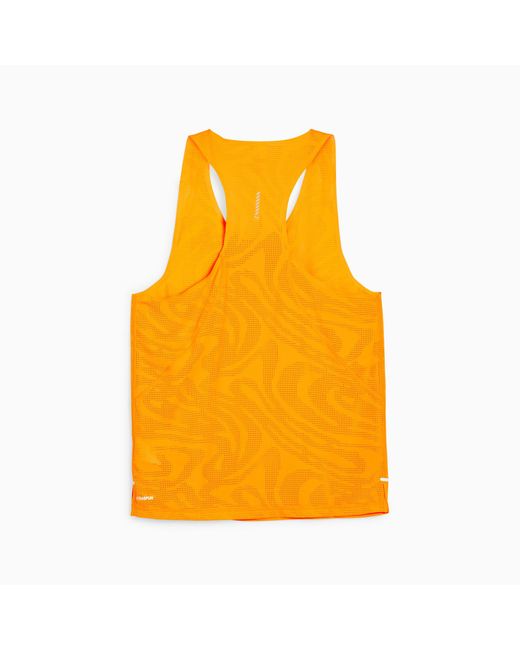 PUMA Orange Run Ultraspun Running Singlet Shirt for men
