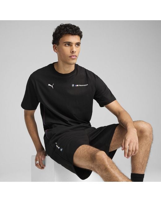 PUMA BMW M Motorsport Essentials+ Logo T-Shirt in Black für Herren