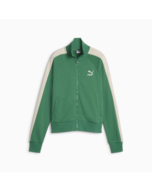 PUMA Green Iconic T7 Track Jacket