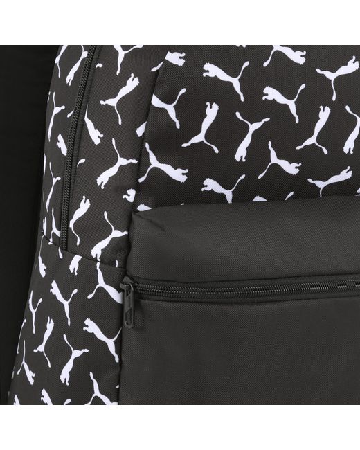 Mochila Phase Con Estampado Integral 22 L PUMA de color Black
