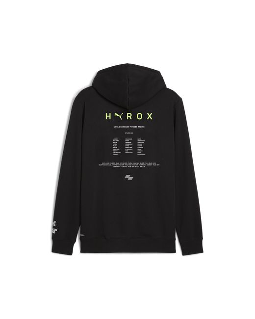 Sudadera Pesada Con Capucha X Hyrox Para Hombre PUMA de hombre de color Black