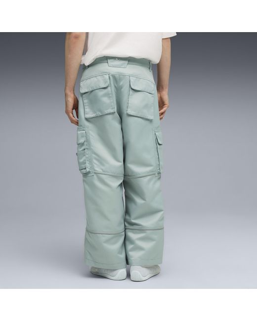 PUMA Gray Gear Twill Pants for men