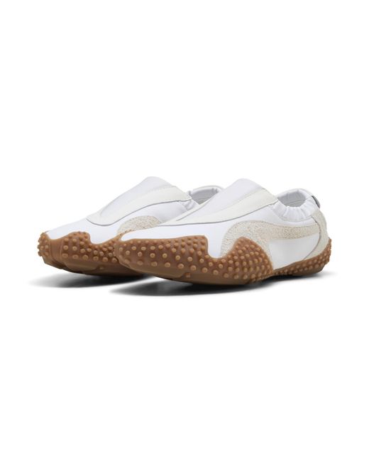 PUMA White Mostro Move Sneakers