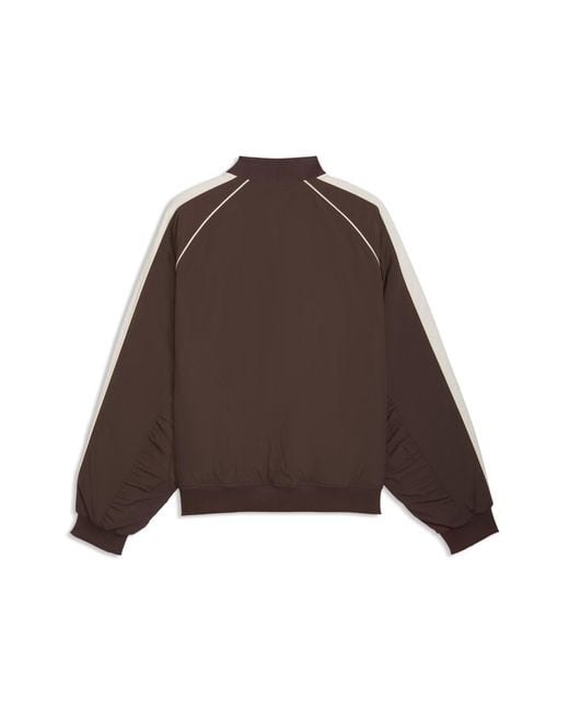 PUMA Brown T7 Bomber Jacket