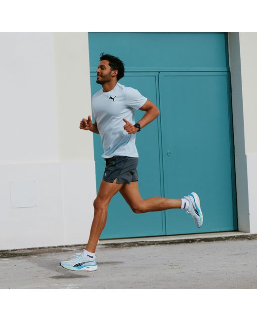 Camiseta De Running Con Estampado Faster Para Hombre, Ropa, Sea Glass PUMA de hombre de color Multicolor