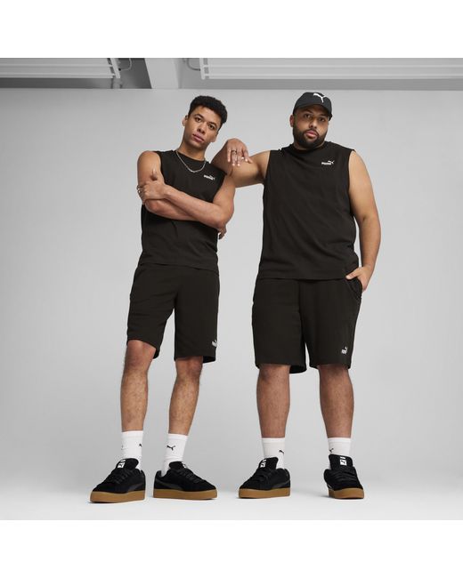 PUMA Black Essentials No. 1 Logo 10" Shorts for men