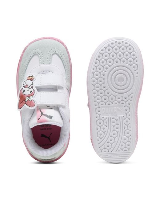PUMA Pink X Hello Kitty And Friends Palermo Sneakers Mit Klettverschluss Babys Schuhe Für Damen
