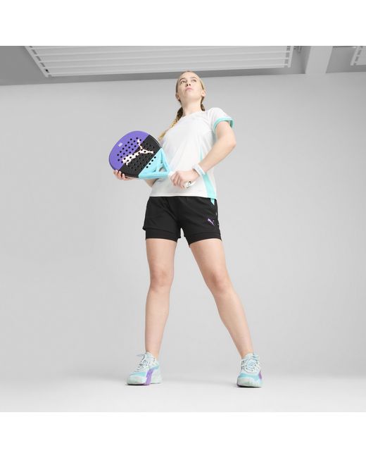 PUMA White INDIVIDUAL Padeltrikot