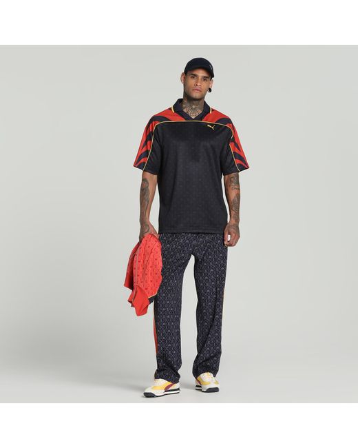 PUMA Red ROAD TO UNITY Relaxed Graphics Fußballtrikot