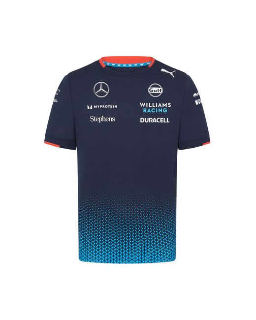 PUMA Williams Racing 2024 Team T-shirt in het Blue voor heren