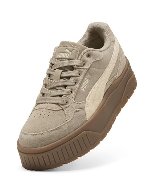 PUMA Brown Karmen Ii Idol Suede Sneakers