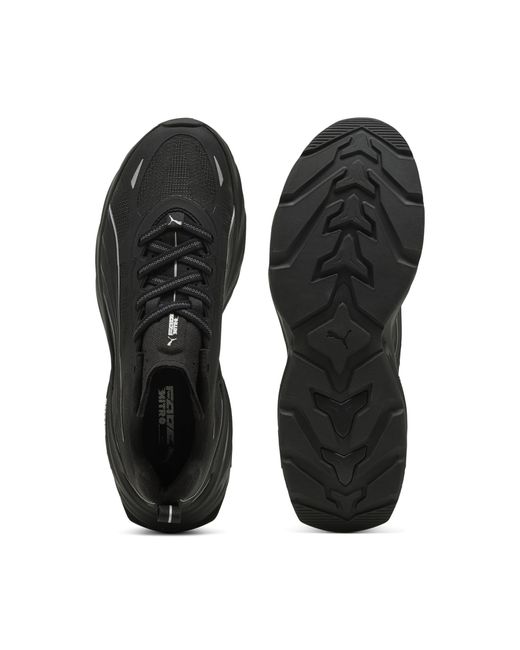PUMA Black Fade Nitro V2 Running Sneakers, Schuhe