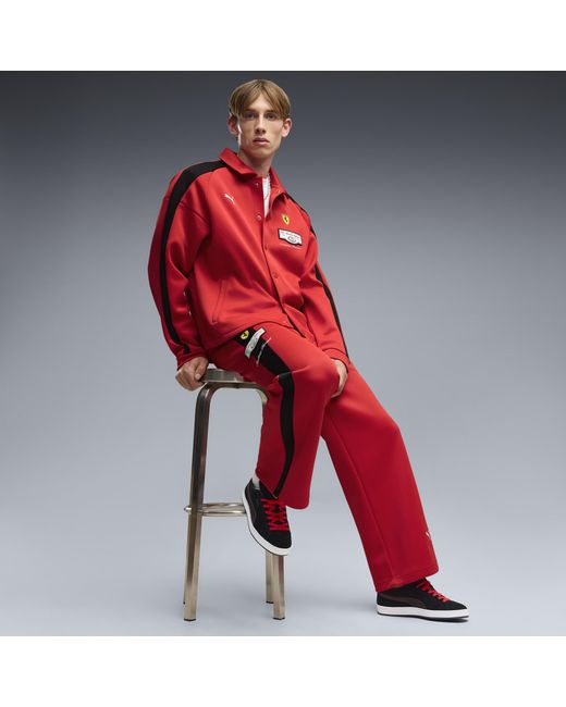 PUMA Red Ferrari Suede Og Sneakers