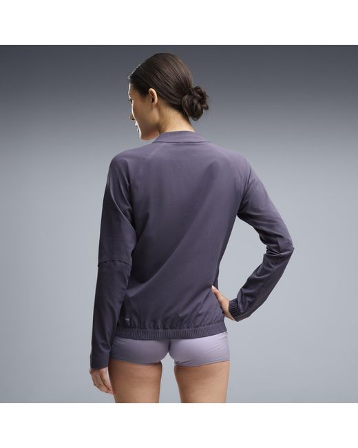 PUMA Purple Lightspeed Ultraweave Graphic Running Jacket