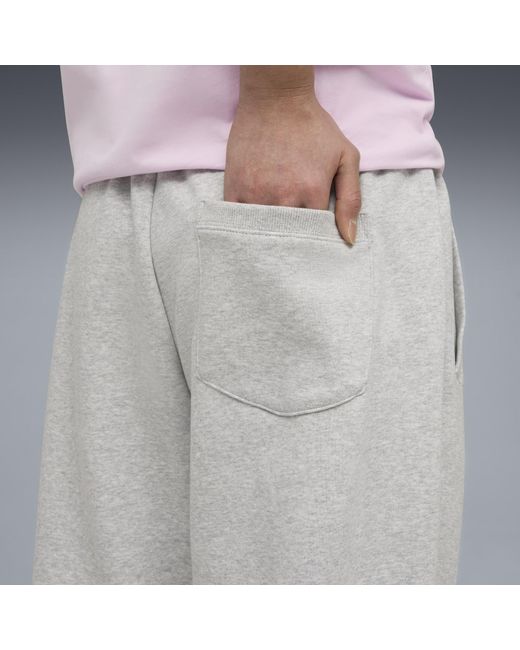 PUMA Gray Select Essentials Relaxed Sweatpants for men