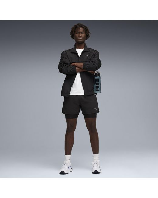 PUMA Black Pwrmode Training Base Layer Short Tight for men