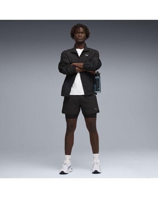PUMA Black Pwrmode Training Base Layer Short Tight for men