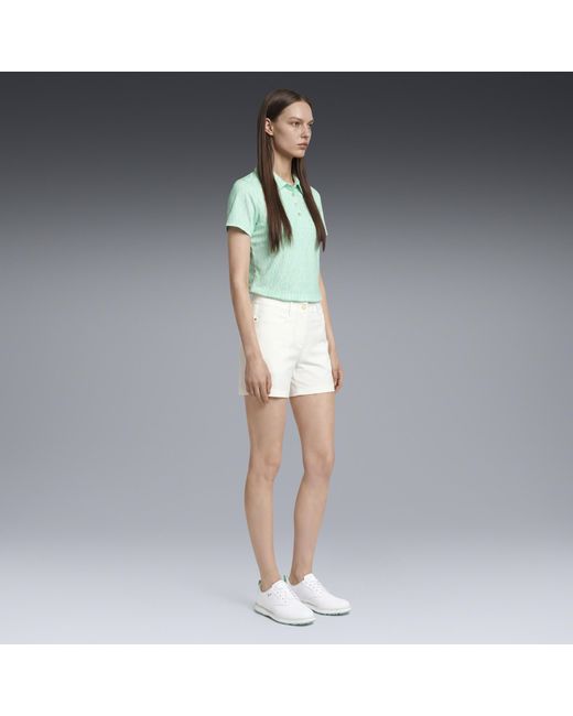 PUMA Green Cloudspun Wavey Polo