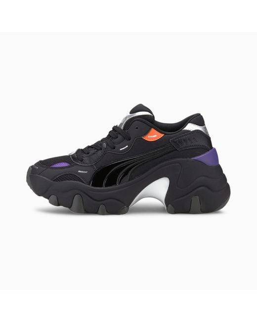 靴 PUMA PULSAR WEDGE TECH GLAM WNS Puma Pulsar Wedge Tech Glam Trainers | Dressinn