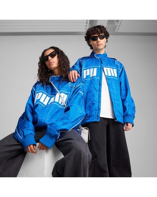 PUMA Blue Archive Seasonal Relaxed Racer Jacket