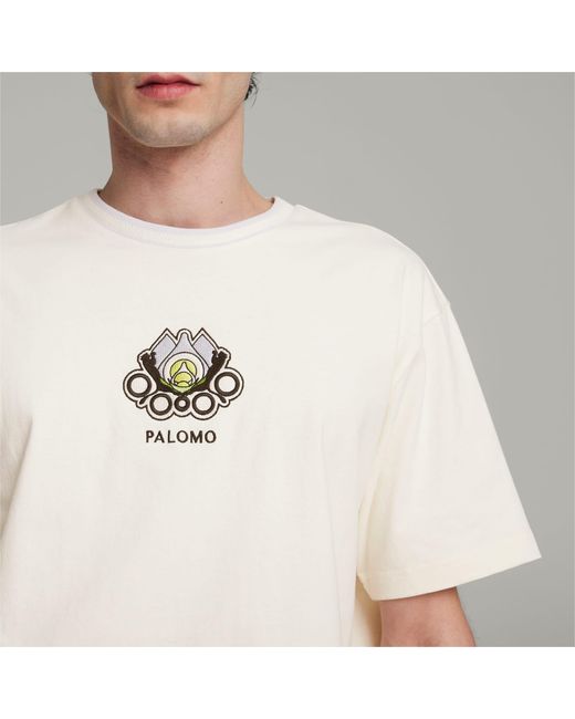 PUMA X Palomo Graphic T-shirt in het White