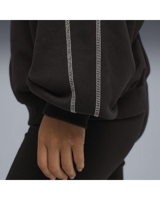PUMA Black X Rosé T7 Hoodie Damen, Kleidung