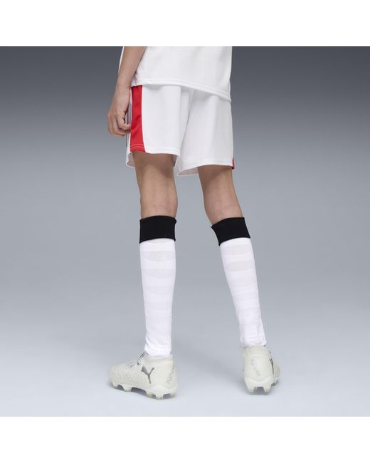 PUMA White Ac Milan 25/26 Shorts Teenager, Kleidung, /Rot