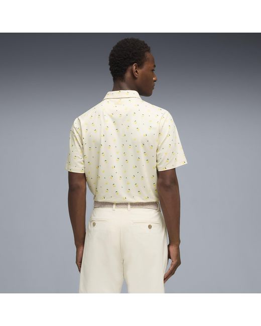 PUMA Natural X Arnold Palmer Cloudspun Lemon Polo for men