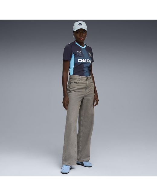 PUMA Blue Olympique De Marseille 25/26 Auswärtstrikot Damen