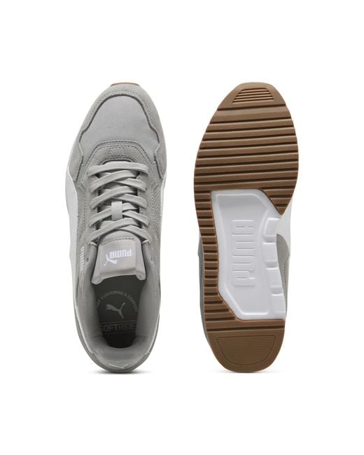 Zapatillas Softride St Miler Calzado, Gris Echo/Blanco/Gum PUMA de color White