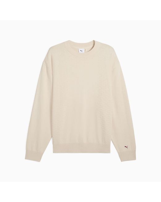 PUMA Palais Artisan Top Met Ronde Hals in het White voor heren