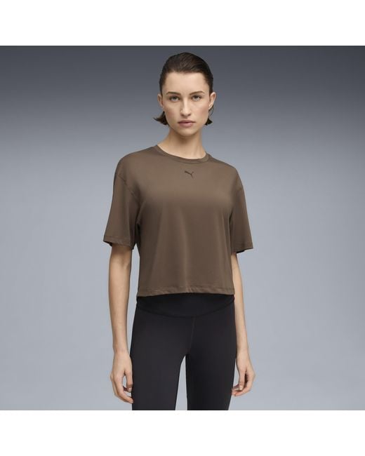 PUMA Brown Cloudspun Oversized T-Shirt