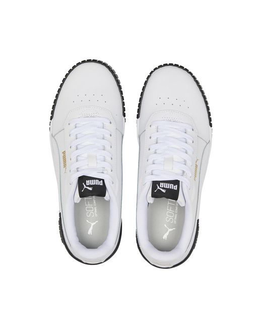 PUMA White Carina 2.0 Sneakers Damen, Schuhe