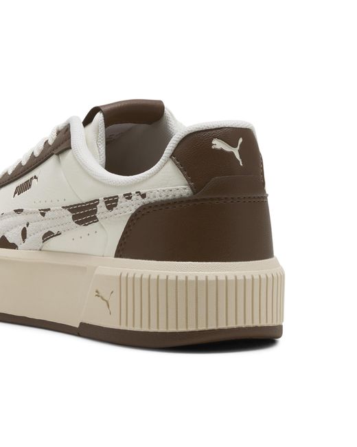 PUMA White Carina Mia Wild Sneakers