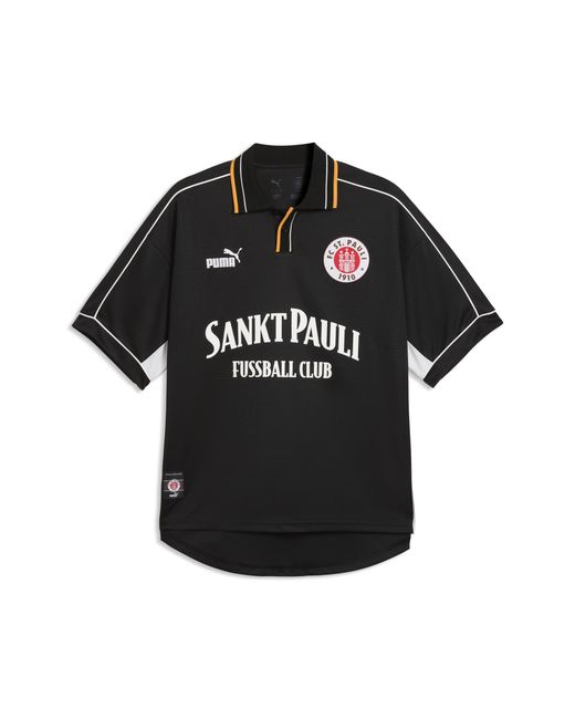 PUMA Black Fc St. Pauli Retro Football Jersey for men