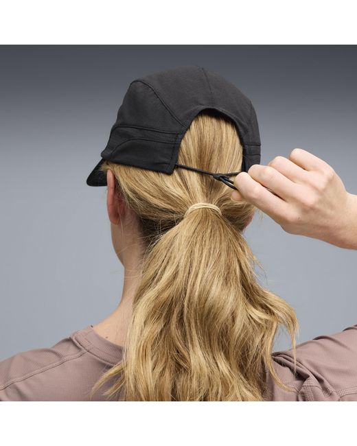 PUMA Black Race Day 5 Panel Cap