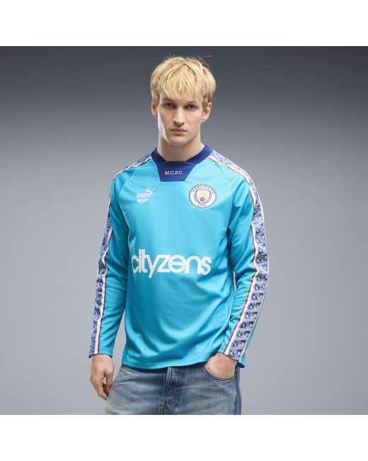 PUMA Blue Manchester City King Relaxed Jersey for men