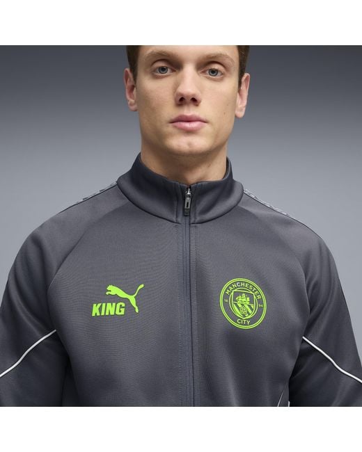 PUMA Manchester City King Anthem Jacke Herren, Kleidung in Gray für Herren